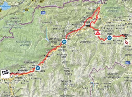 Streckenverlauf Int. sterreich-Rundfahrt-Tour of Austria 2015 - Etappe 7