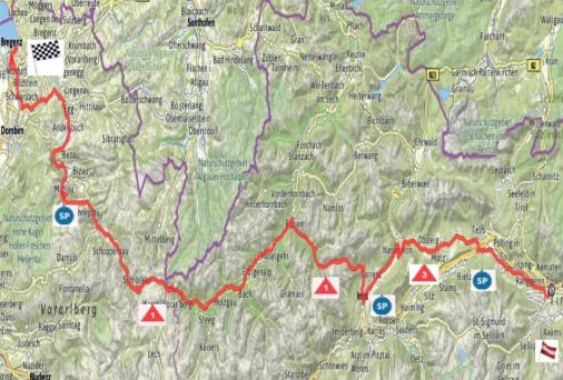 Streckenverlauf Int. sterreich-Rundfahrt-Tour of Austria 2015 - Etappe 8