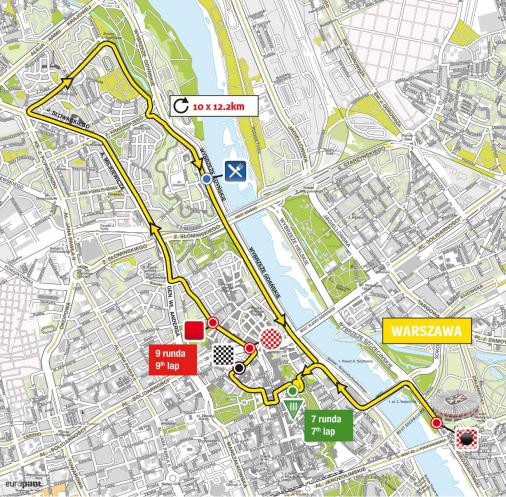 Streckenverlauf Tour de Pologne 2015 - Etappe 1