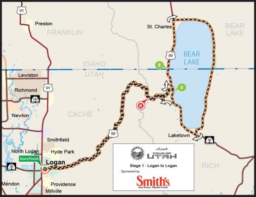 Streckenverlauf The Larry H. Miller Tour of Utah 2015 - Etappe 1