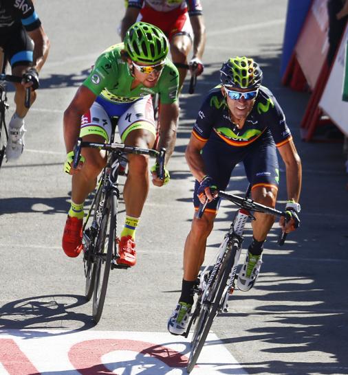 Vuelta a Espaa: Valverde schlgt Sagan und Moreno im Bergsprint, Chaves bleibt im Roten Trikot