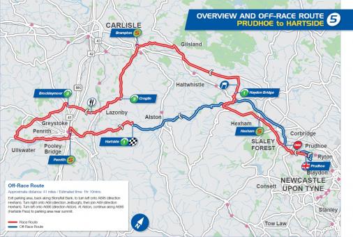 Streckenverlauf The Aviva Tour of Britain 2015 - Etappe 5