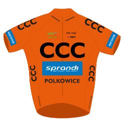 Trikot CCC Sprandi Polkowice (CCC) 2016 (Bild: UCI)