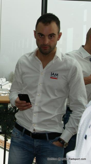 Matteo Pelucchi bei der IAM-Teamprsentation 2016