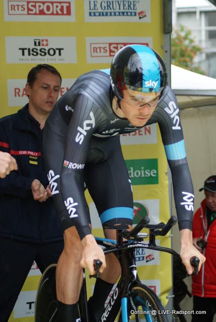 Luke Rowe bei der Tour de Romandie 2015