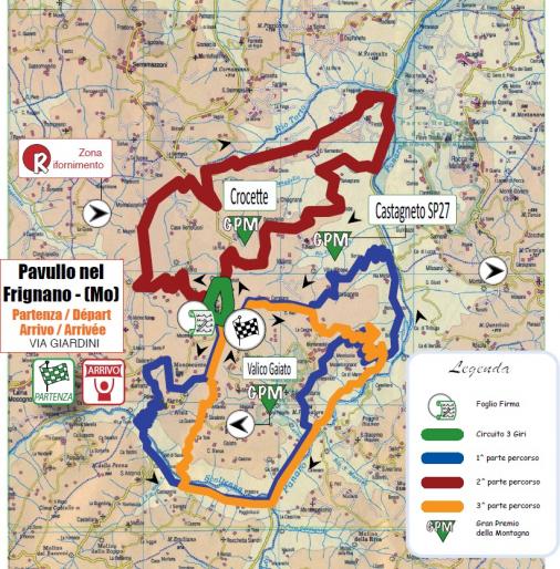 Streckenverlauf Settimana Internazionale Coppi e Bartali 2016 - Etappe 4