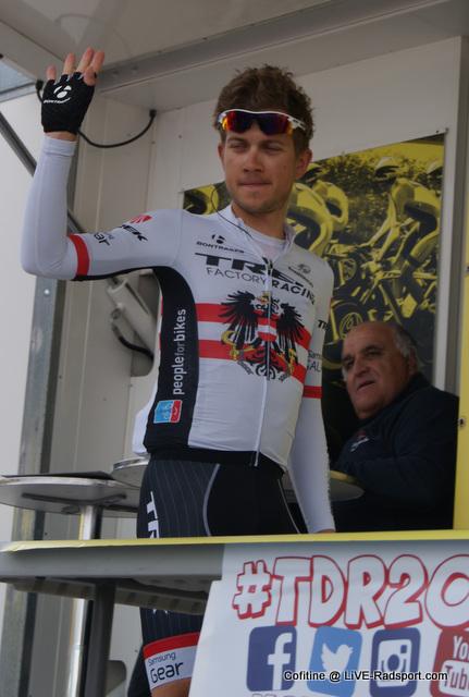Riccardo Zoidl bei der Tour de Romandie 2015