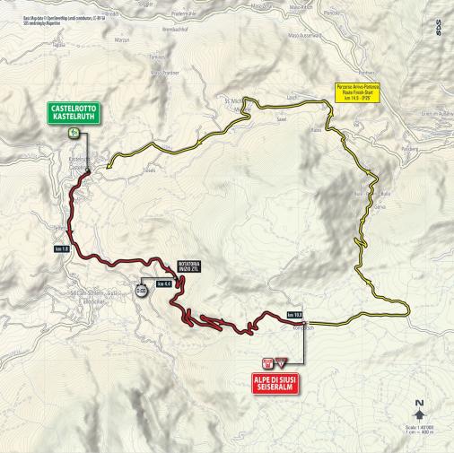 Streckenverlauf Giro d’Italia 2016 - Etappe 15