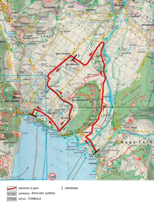 Streckenverlauf Giro del Trentino 2016 - Etappe 1