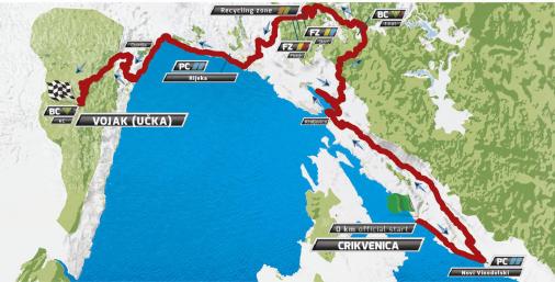 Streckenverlauf Tour of Croatia 2016 - Etappe 4