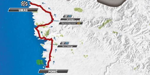 Streckenverlauf Tour of Croatia 2016 - Etappe 5
