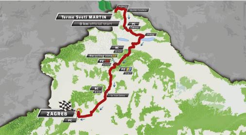 Streckenverlauf Tour of Croatia 2016 - Etappe 6