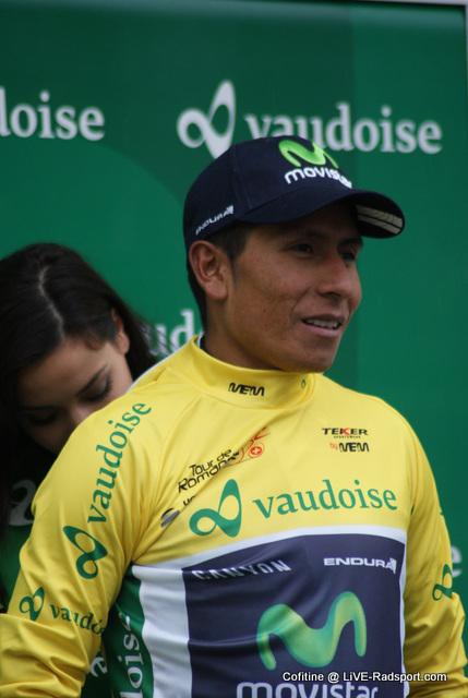Nairo Quintana verteidigt auf der Knigsetappe der Tour de Romandie das Gelbe Trikot
