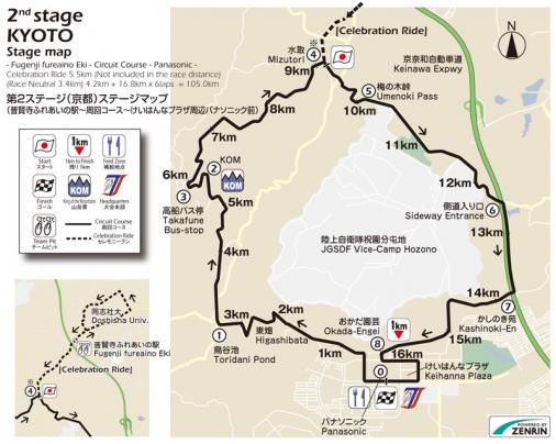 Streckenverlauf Tour of Japan 2016 - Etappe 2