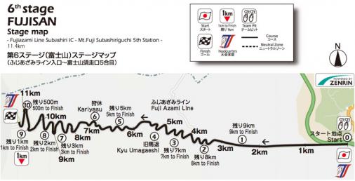Streckenverlauf Tour of Japan 2016 - Etappe 6