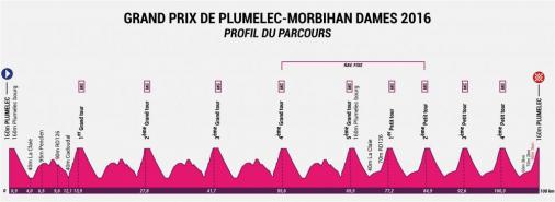Hhenprofil Grand Prix de Plumelec-Morbihan Dames 2016
