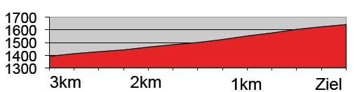 Hhenprofil Tour de Suisse 2016 - Etappe 5, letzte 3 km