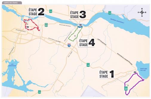 Streckenverlauf Grand Prix Cycliste de Saguenay 2016