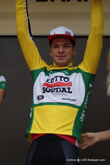Der Belgier Jrgen Roelandts nahm Fabian Cancellara das Gelbe Trikot ab