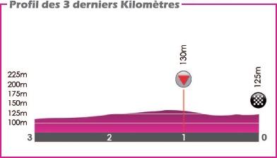 Hhenprofil VOO-Tour de Wallonie 2016 - Etappe 2, letzte 3 km