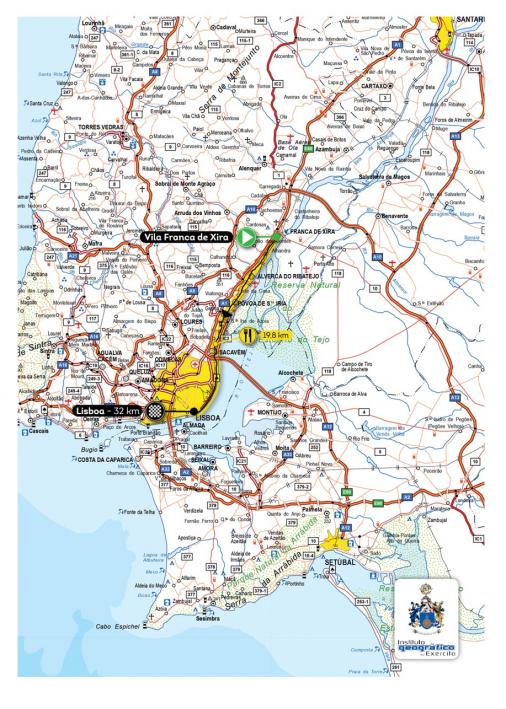Streckenverlauf Volta a Portugal Santander Totta 2016 - Etappe 10