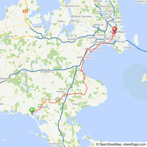 Streckenverlauf PostNord Danmark Rundt 2016 - Etappe 5