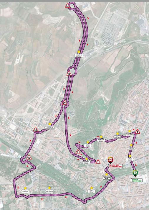 Streckenverlauf Vuelta a Burgos 2016 - Etappe 2