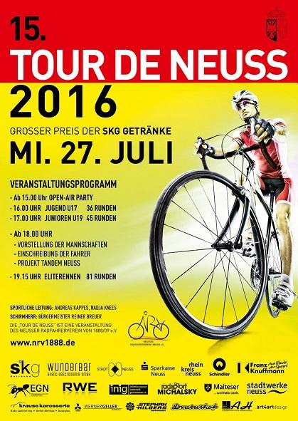 Nach-Tour-Kriterien: Groe berraschung bei der Tour de Neuss durch Dominik Bauer vom RSC Rheinbach