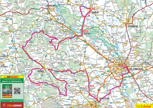 Streckenverlauf Czech Cycling Tour 2016 - Etappe 2
