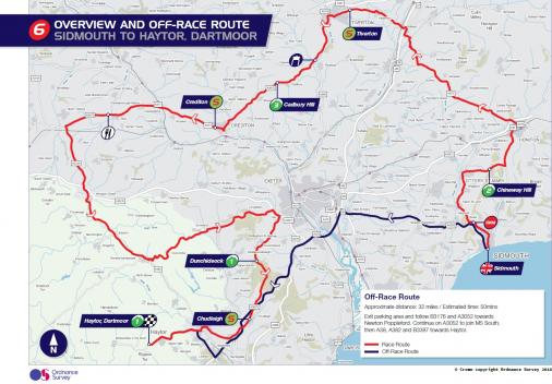 Streckenverlauf Tour of Britain 2016 - Etappe 6