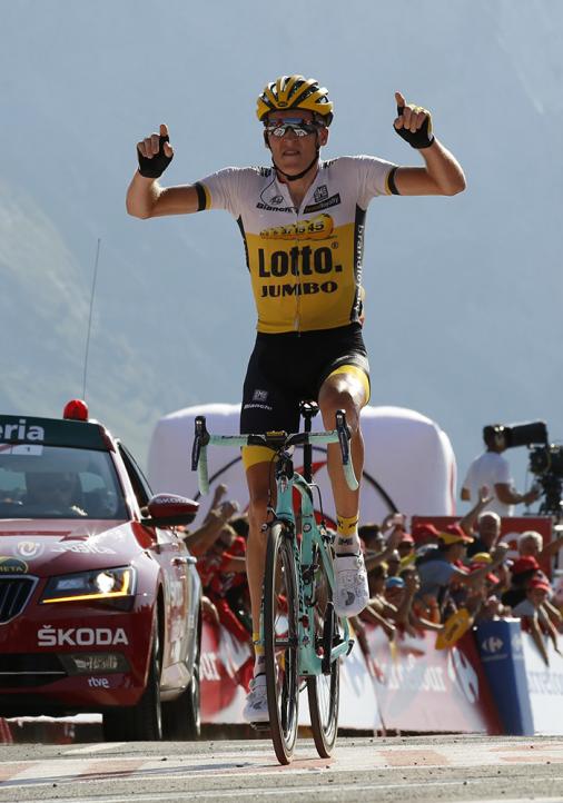 Gesink gewinnt Knigsetappe der Vuelta  Favoriten liefern sich einen groen Kampf am Aubisque
