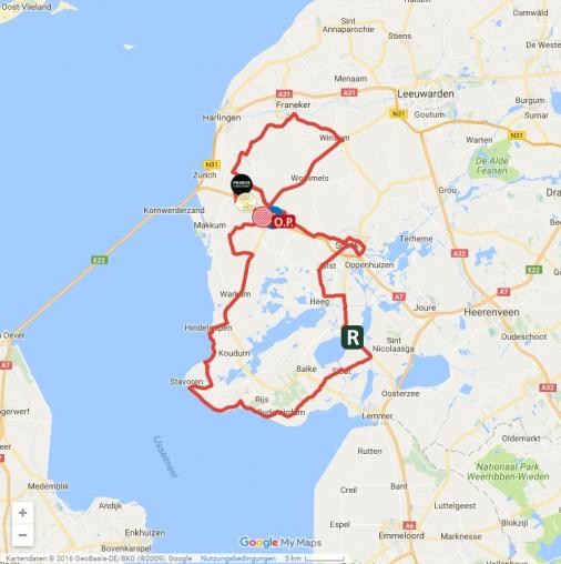 Streckenverlauf Eneco Tour 2016 - Etappe 1