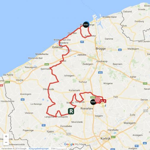 Streckenverlauf Eneco Tour 2016 - Etappe 3