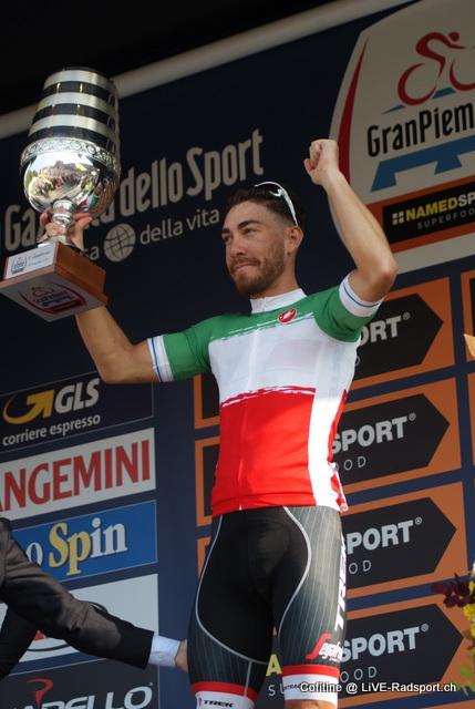 Giacomo Nizzolo gewinnt die 100. Austragung des Rennens Gran Piemonte