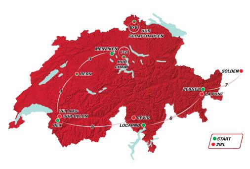 Tour de Suisse: Alle Etappenorte fr 2017 bekannt
