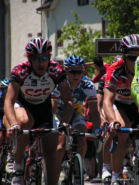 Fabian Cancellara on the Road bei der Tour de Suisse 2006