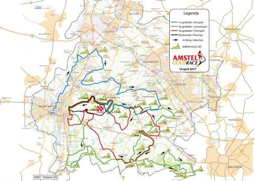 Streckenverlauf Amstel Gold Race 2017 (Mnner)