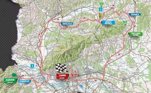Streckenverlauf Tour of Croatia 2017 - Etappe 6
