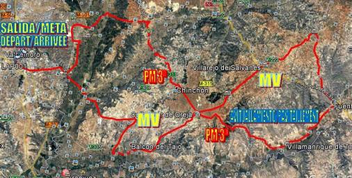 Streckenverlauf Vuelta Ciclista Comunidad de Madrid 2017 - Etappe 2