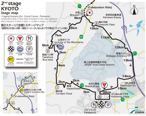 Streckenverlauf Tour of Japan 2017 - Etappe 2