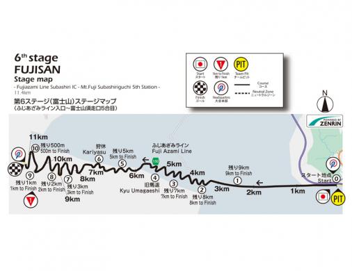 Streckenverlauf Tour of Japan 2017 - Etappe 6