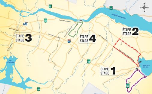 Streckenverlauf Grand Prix Cycliste de Saguenay 2017