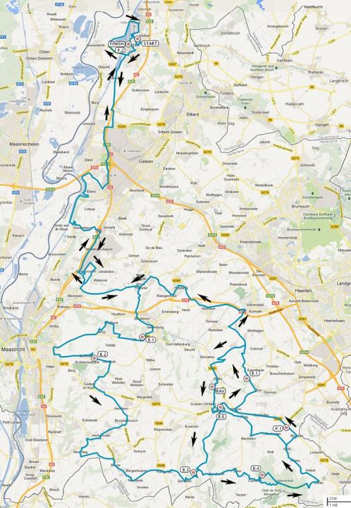 Streckenverlauf Ster ZLM Toer GP Jan van Heeswijk 2017 - Etappe 2