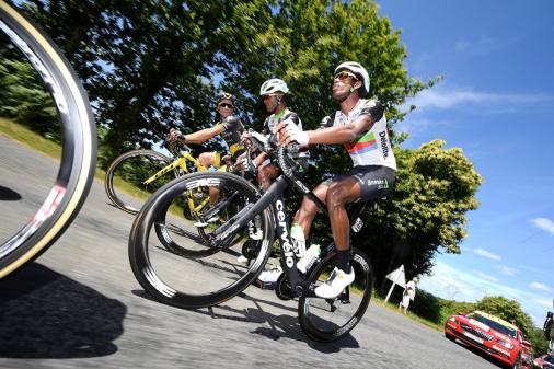 Teklehaimanot bei der Tour de France 2016 (Foto: Expa Pictures) 