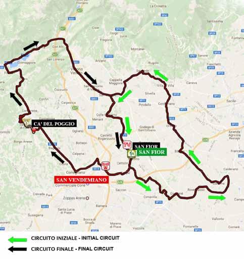 Streckenverlauf Giro d Italia Internazionale Femminile 2017 - Etappe 3