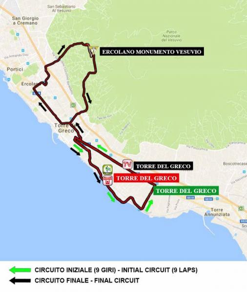 Streckenverlauf Giro d Italia Internazionale Femminile 2017 - Etappe 10