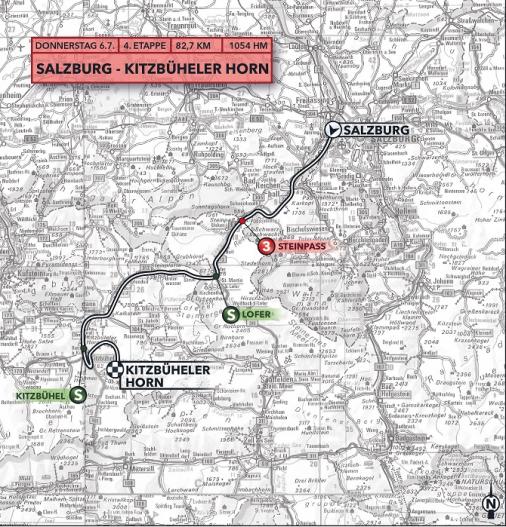 Streckenverlauf Int. sterreich Rundfahrt 2017 - Etappe 4