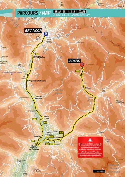 Streckenverlauf La Course by Le Tour de France 2017 (WWT)
