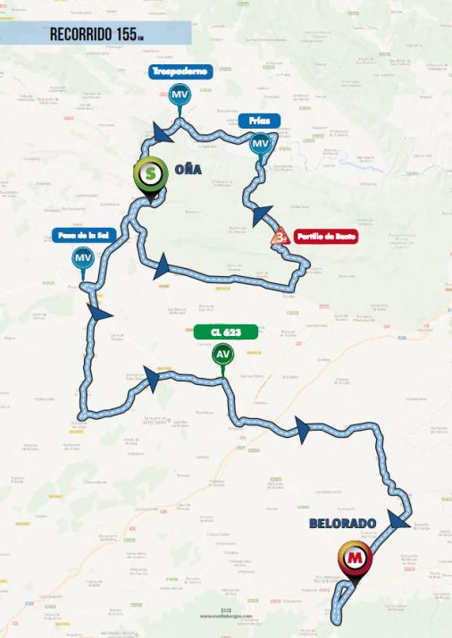 Streckenverlauf Vuelta a Burgos 2017 - Etappe 2