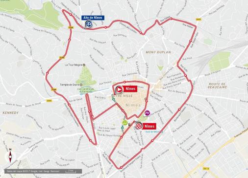 Streckenverlauf Vuelta a España 2017 - Etappe 1